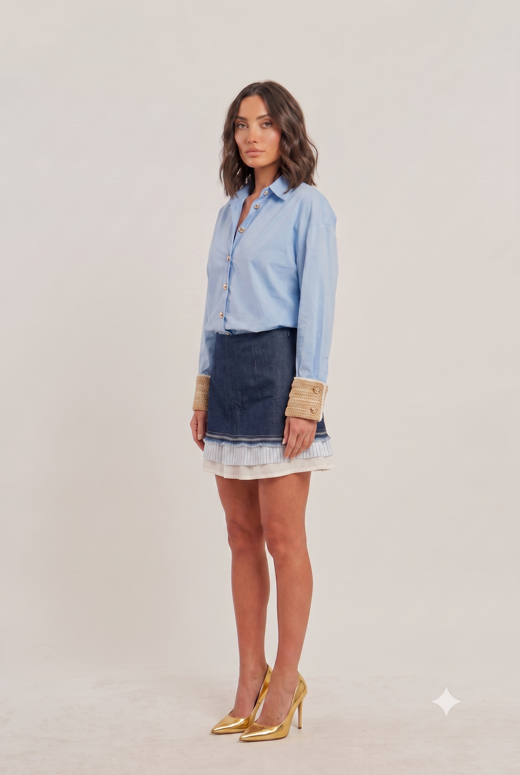 Boyfriend Mini Skirt