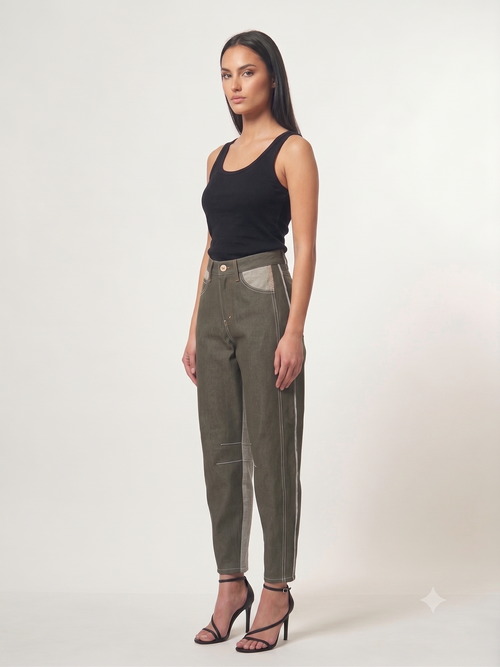 Antonia Barrel Pant